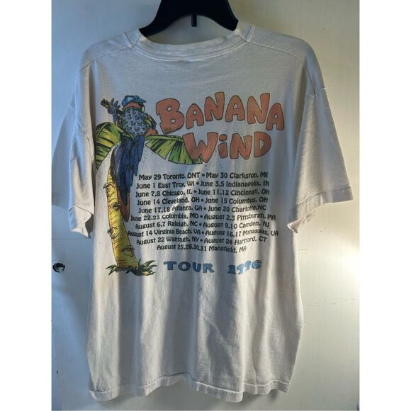 Jimmy Buffet 1996 Band tshirt USA Banana Wind Tour (some discoloration) - Picture 2 of 13